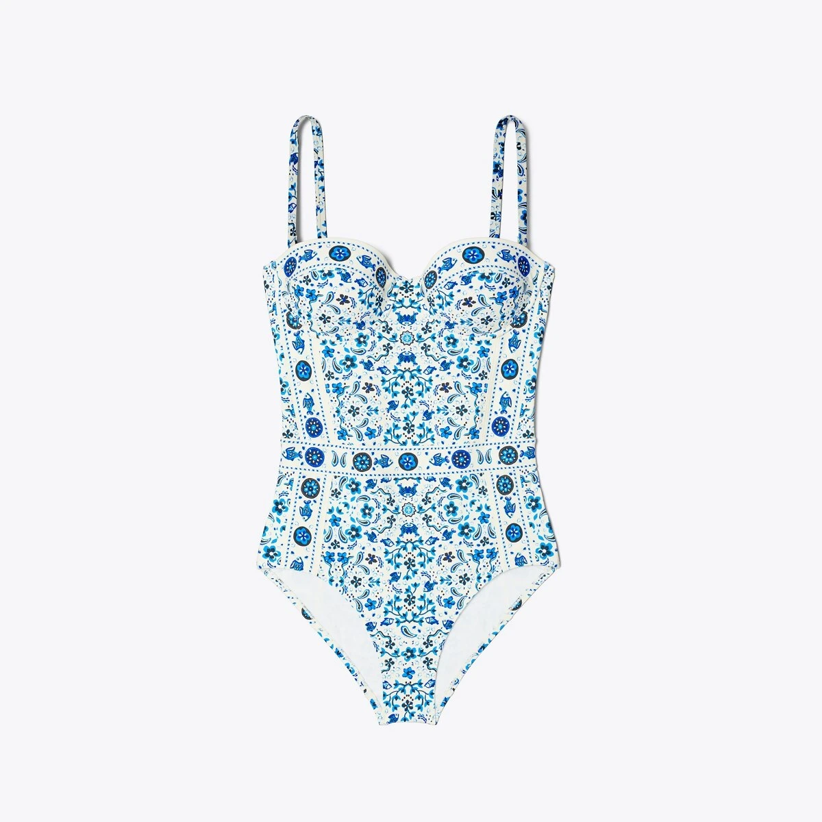 Tory Burch Printed Underwire One-Piece Swimsuit 1 Tory Burch Printed Underwire One-Piece Swimsuit