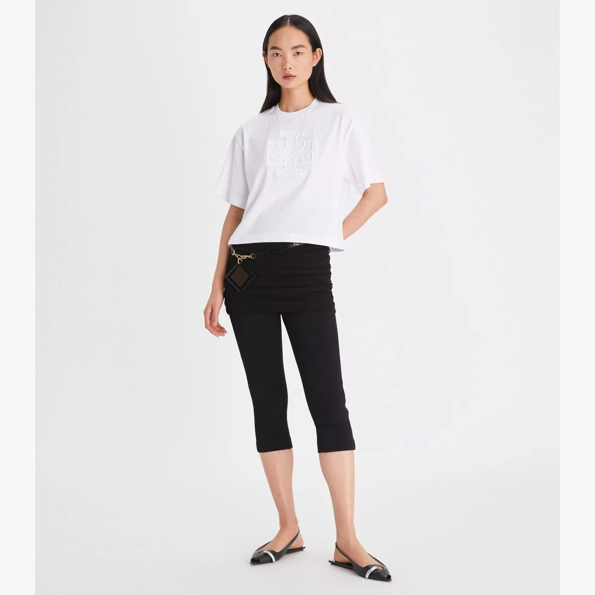 Tory Burch Relaxed Logo T-Shirt 4 Tory Burch Relaxed Logo T-Shirt - Image 4