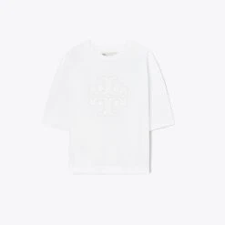 Tory Burch Relaxed Logo T-Shirt 10 Tory Burch Relaxed Logo T-Shirt -Tory Burch Sales 2024 Relaxed20Logo20T Shirt.TB 147413 100 SLFRO.pdp 1200x1200 1