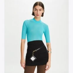 Tory Burch Ribbed Short-Sleeve Mockneck 35 Tory Burch Ribbed Short-Sleeve Mockneck -Tory Burch Sales 2024 Ribbed20Short Sleeve20Mockneck.TB 145743 415 20230310 OMDET.pdp 1200x1200 1