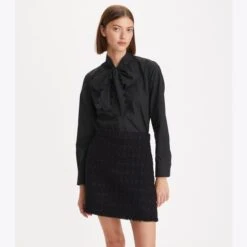 Tory Burch Scalloped Poplin Bow Blouse -Tory Burch Sales 2024 Scalloped20Poplin20Bow20Blouse.TB 145213 001 20221012 OMDET.pdp 1200x1200 1