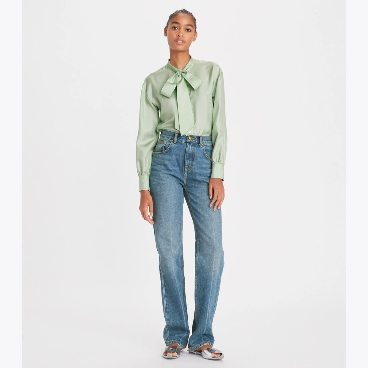 Tory Burch Silk Bow Blouse 8 Tory Burch Silk Bow Blouse - Image 8