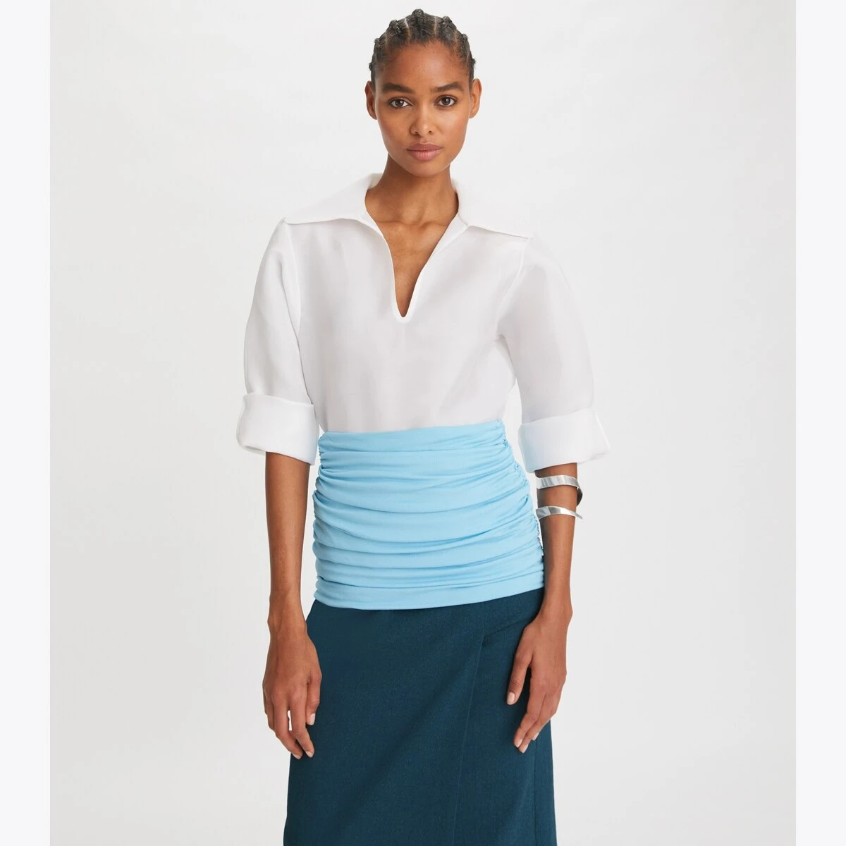 Tory Burch Silk Gazar Tunic 2 Tory Burch Silk Gazar Tunic - Image 2