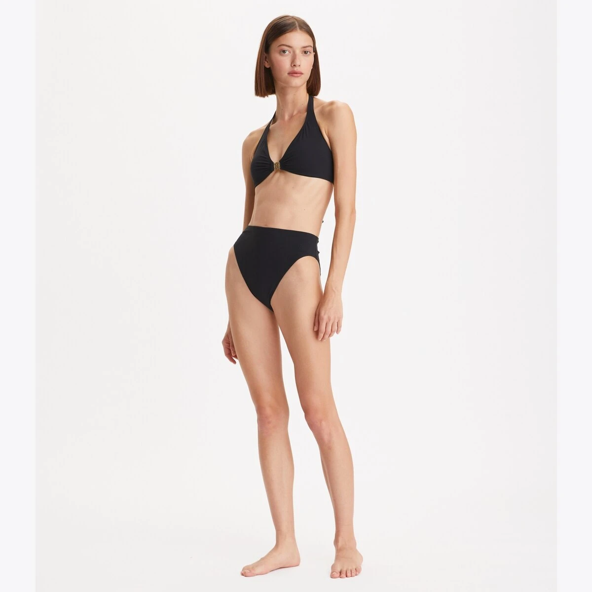 Tory Burch Solid High-Waisted Bikini Bottom 4 Tory Burch Solid High-Waisted Bikini Bottom - Image 4