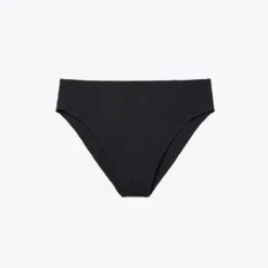 Tory Burch Solid High-Waisted Bikini Bottom