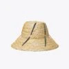 Tory Burch Straw Ribbon Hat