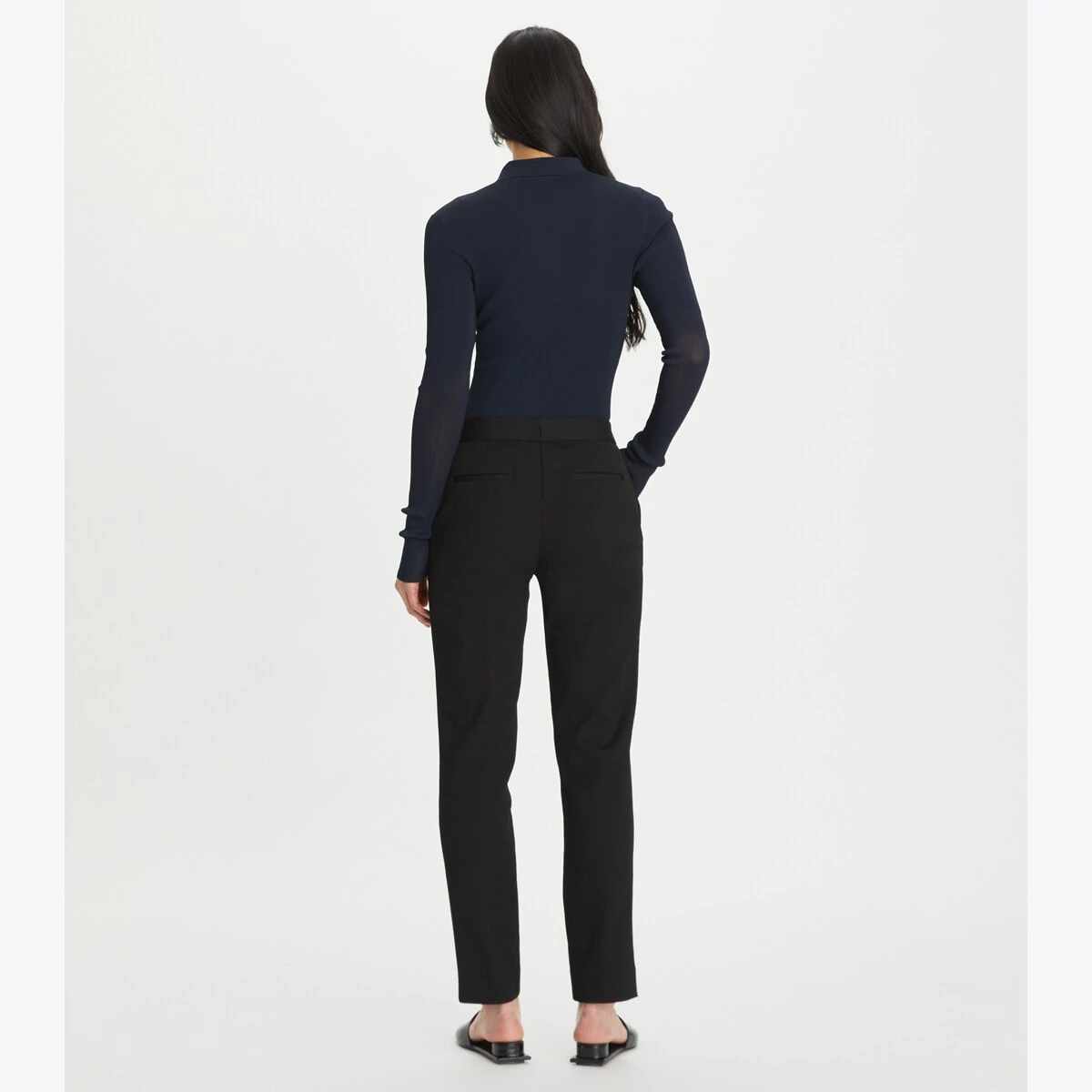 Tory Burch Stretch Faille Pant 2 Tory Burch Stretch Faille Pant - Image 2