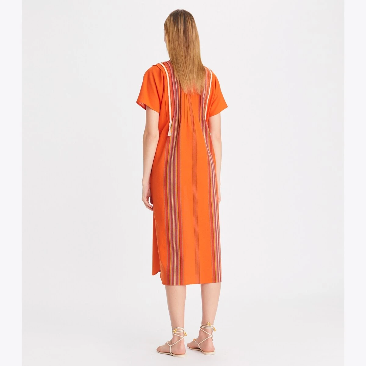 Tory Burch Striped Midi Caftan 1 Tory Burch Striped Midi Caftan