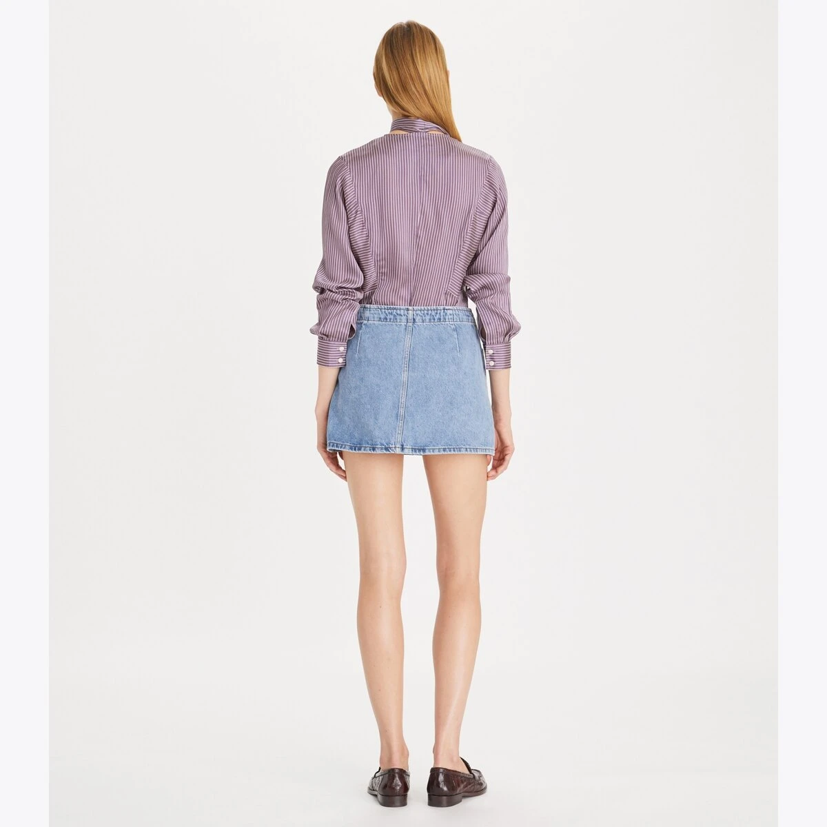 Tory Burch Striped Viscose Bow Blouse 4 Tory Burch Striped Viscose Bow Blouse - Image 4