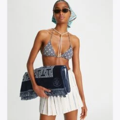 Tory Burch T Monogram Double-Sided Silk Square Scarf -Tory Burch Sales 2026 T20Monogram20Double Sided20Silk20Square20Scarf20.TB On Model Editorial 20220415 EOMS 001.pdp 1200x1200 1