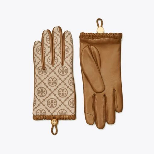 Tory Burch T Monogram Gloves