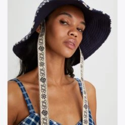 Tory Burch T Monogram Reversible Bucket Hat -Tory Burch Sales 2024 T20Monogram20Reversible20Bucket20Hat20.TB 116303 405 20200215 OMACC.pdp 1200x1200 1