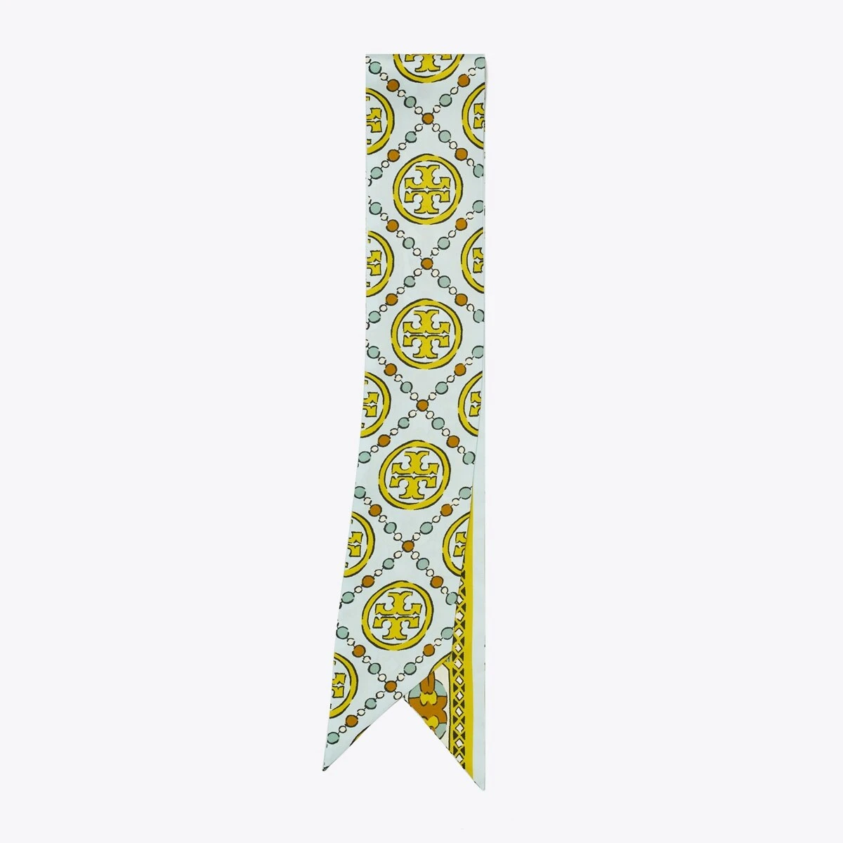 Tory Burch T Monogram Ribbon Tie 19 Tory Burch T Monogram Ribbon Tie - Image 19