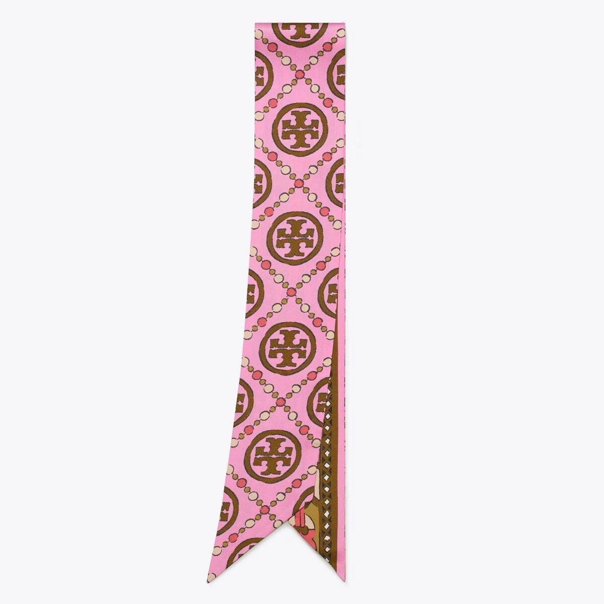 Tory Burch T Monogram Ribbon Tie 8 Tory Burch T Monogram Ribbon Tie - Image 8