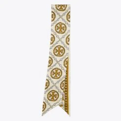 Tory Burch T Monogram Ribbon Tie