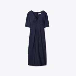 Tory Burch V-Neck Tech Poplin Dress 7 Tory Burch V-Neck Tech Poplin Dress -Tory Burch Sales 2024 V Neck20Tech20Poplin20Dress.TB 153823 408 SLFRO.pdp 1200x1200 1