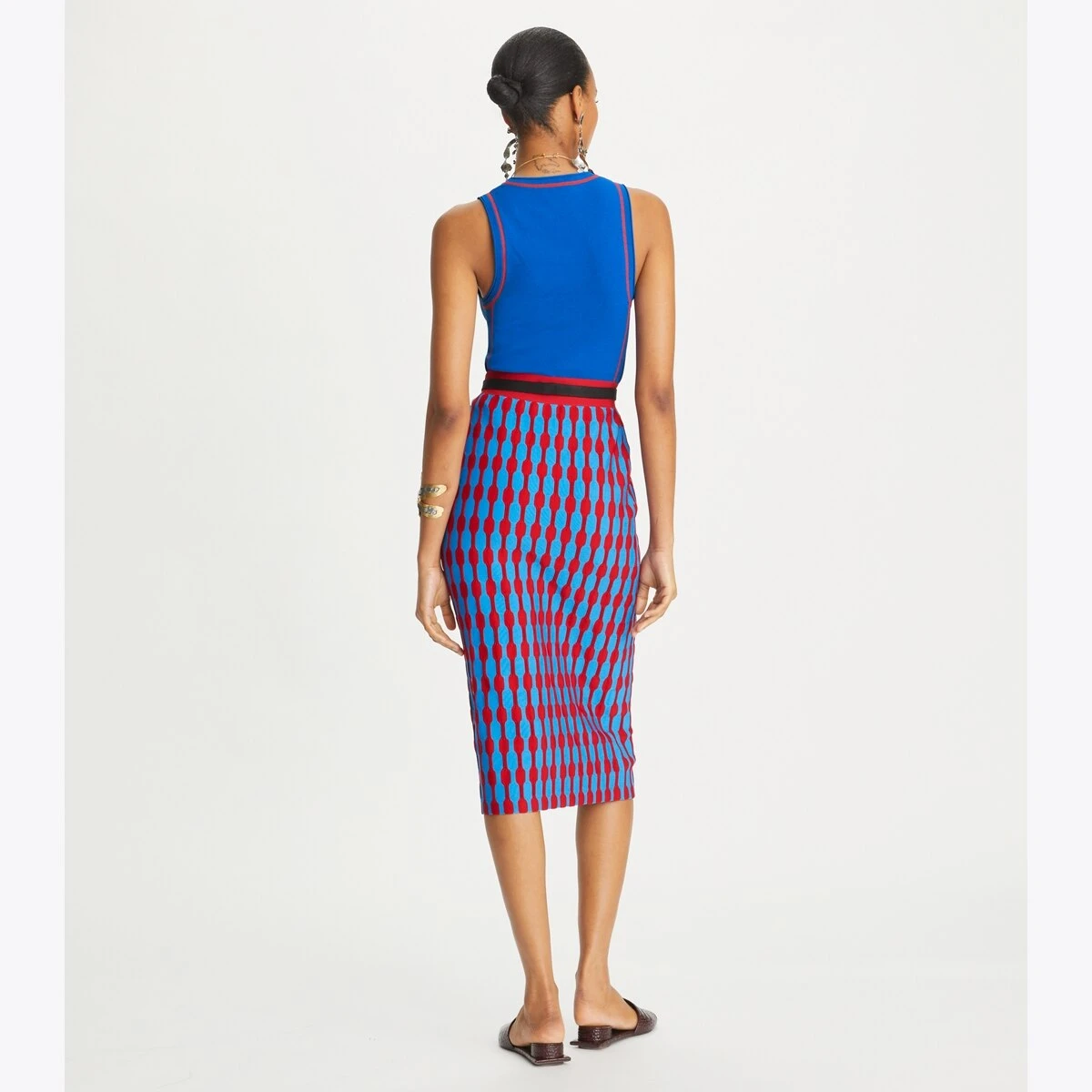 Tory Burch Viscose Cropped Knit Tank 2 Tory Burch Viscose Cropped Knit Tank - Image 2