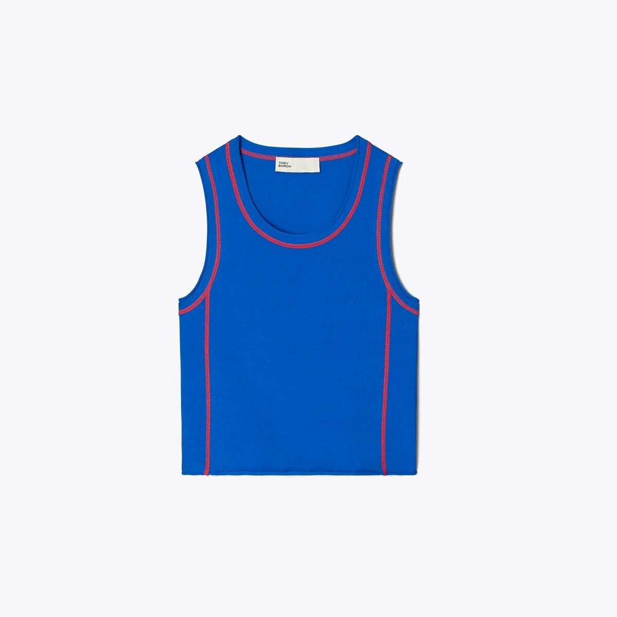 Tory Burch Viscose Cropped Knit Tank 5 Tory Burch Viscose Cropped Knit Tank - Image 5