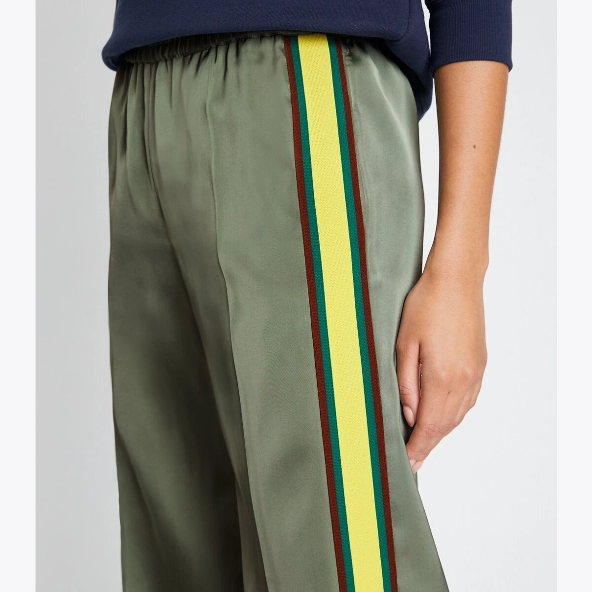 Wide-Leg Satin Pant 1 Wide-Leg Satin Pant