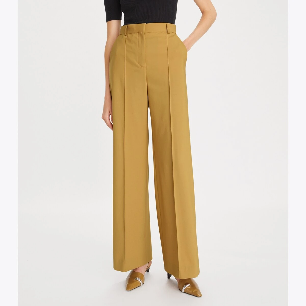 Tory Burch Wool Wide Leg Pant 1 Tory Burch Wool Wide Leg Pant